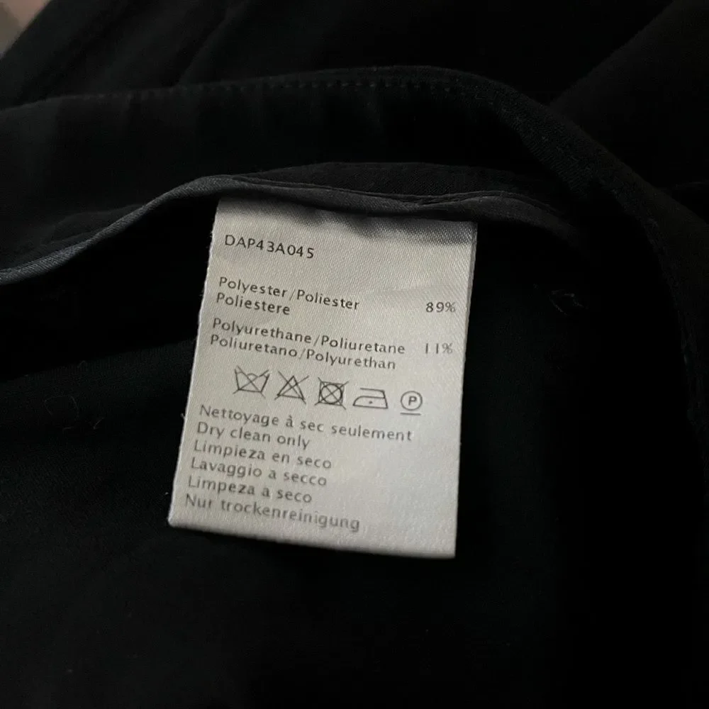 Gerard Darel of Paris Black F/F Dress Pants Great Pre-Owned Condition Sz46/US 10